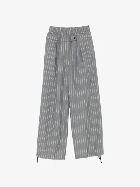 White Sand pantalones con rayas diplomáticas estampadas