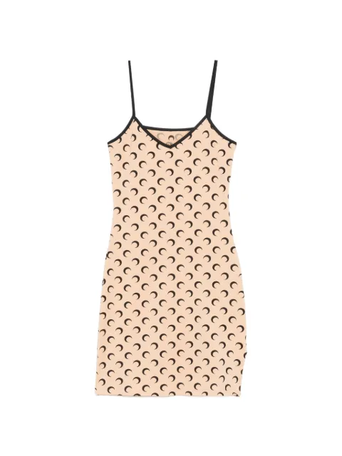 Marine Serre Moon-print mini dress