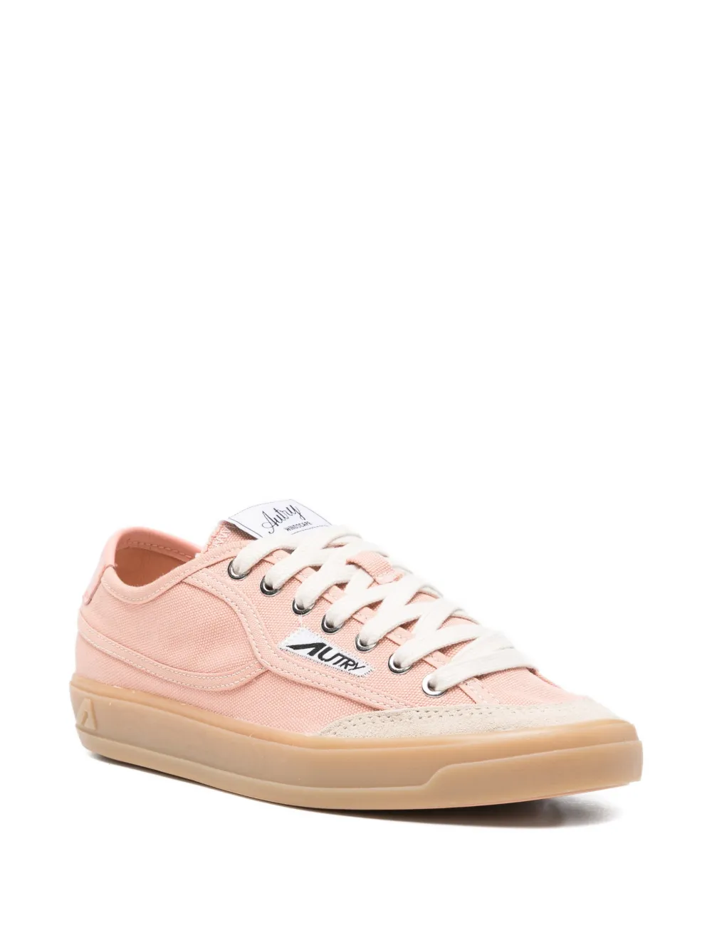 Autry Windscape logo-patch sneakers Roze