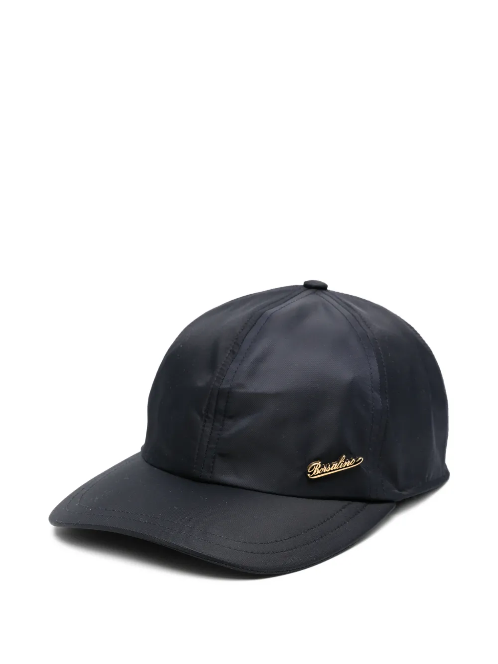 Borsalino Hiker logo-plaque baseball cap - Blu
