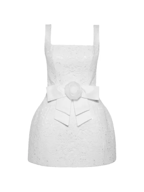 ANOUKI bow-detail mini dress