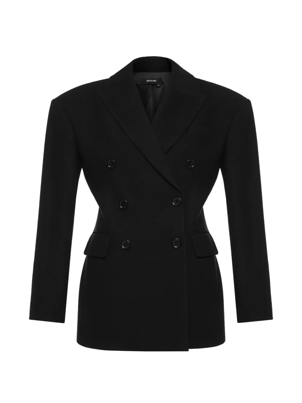 ANOUKI double-breasted blazer - Black