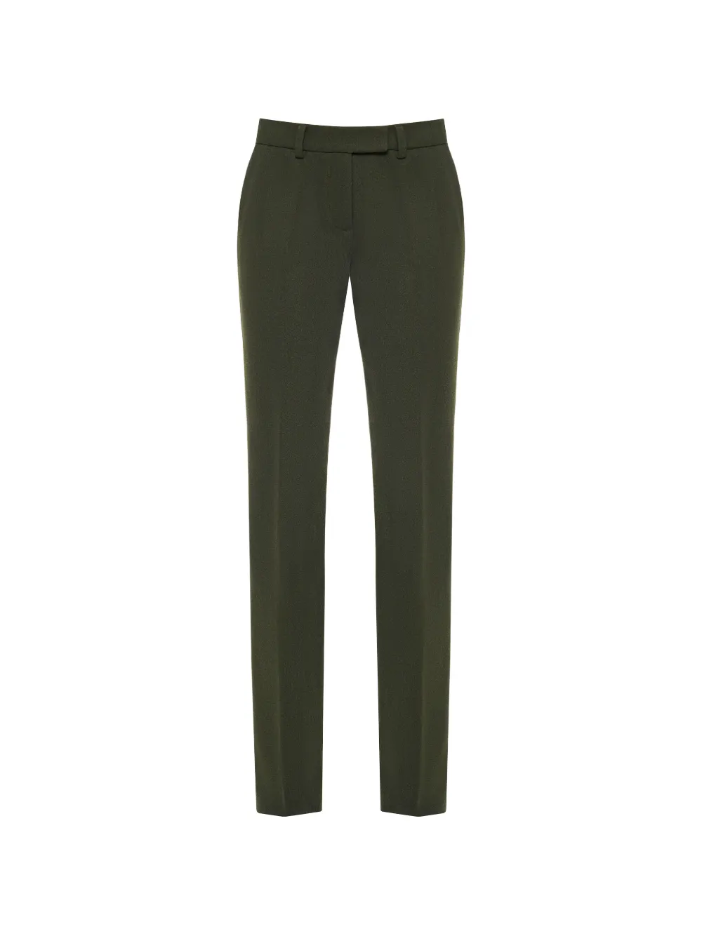 ANOUKI concealed-fastening trousers - Verde