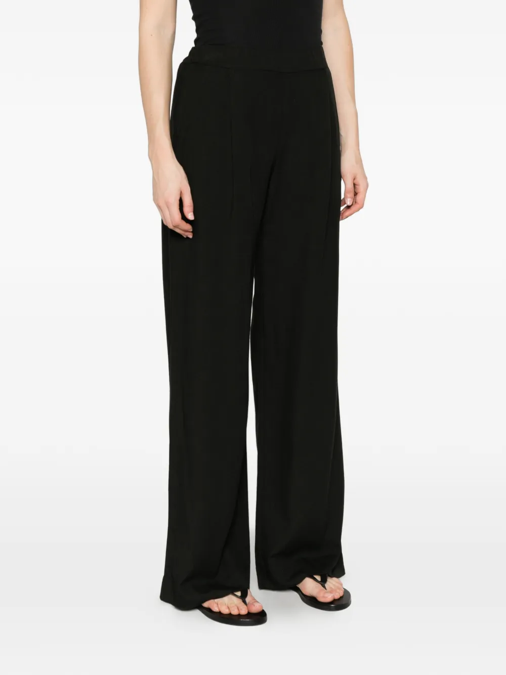  Dixie Pantalones Anchos Con Pinzas - Negro 