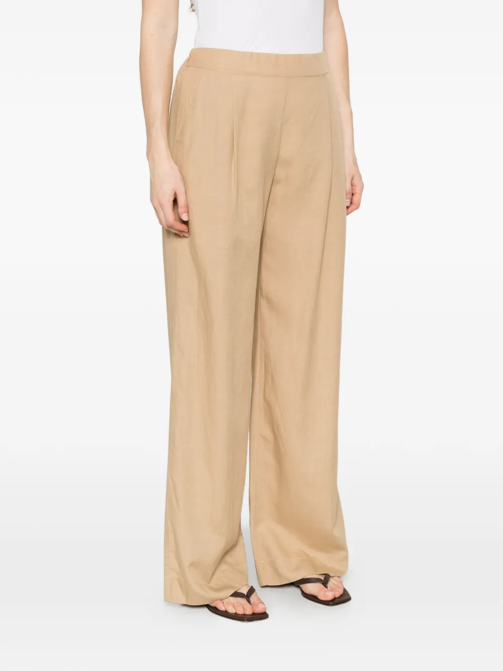  Dixie Pantalones Anchos Con Pinzas - Neutro 