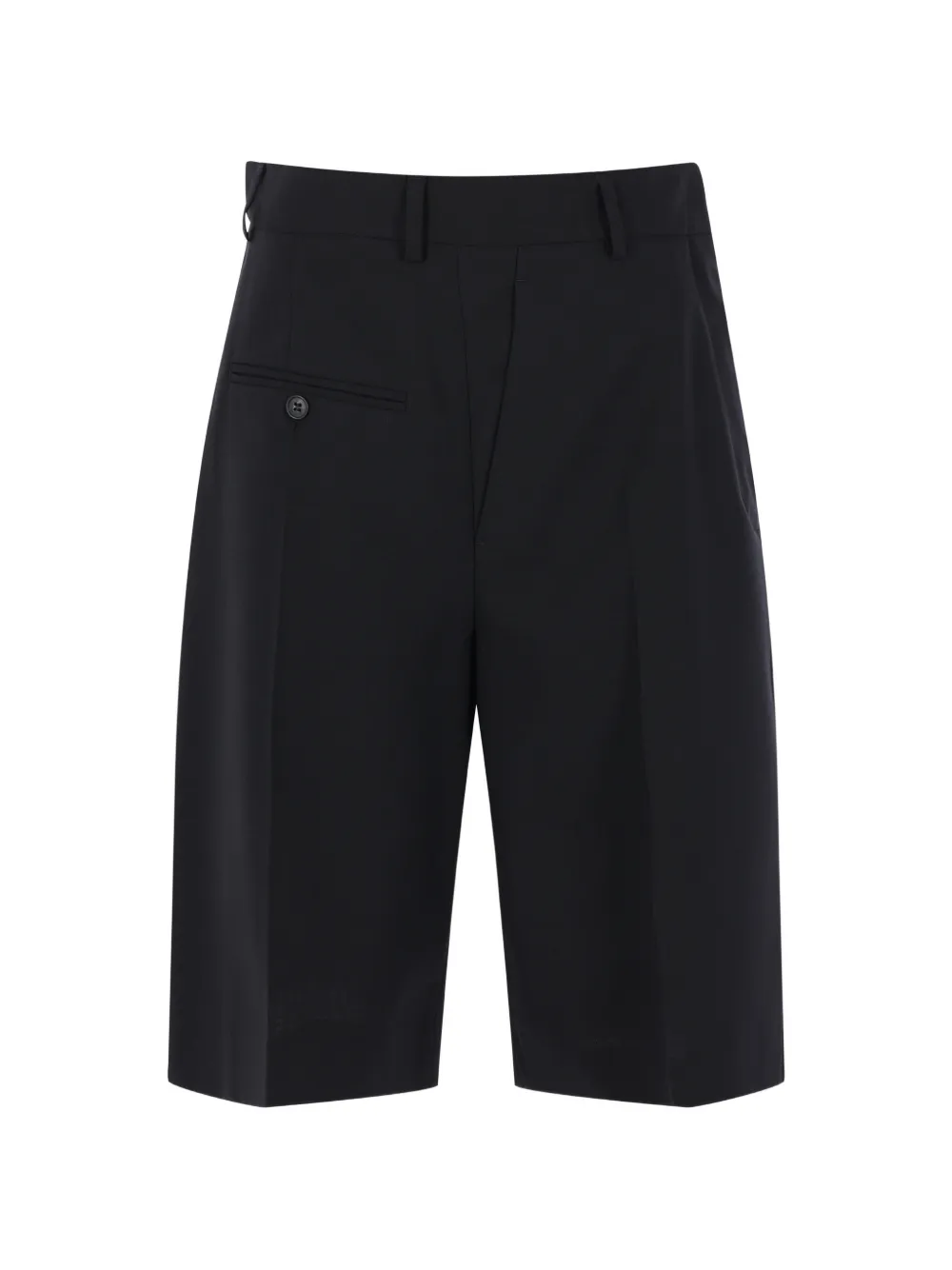 MM6 Maison Margiela deconstructed bermuda shorts - Nero