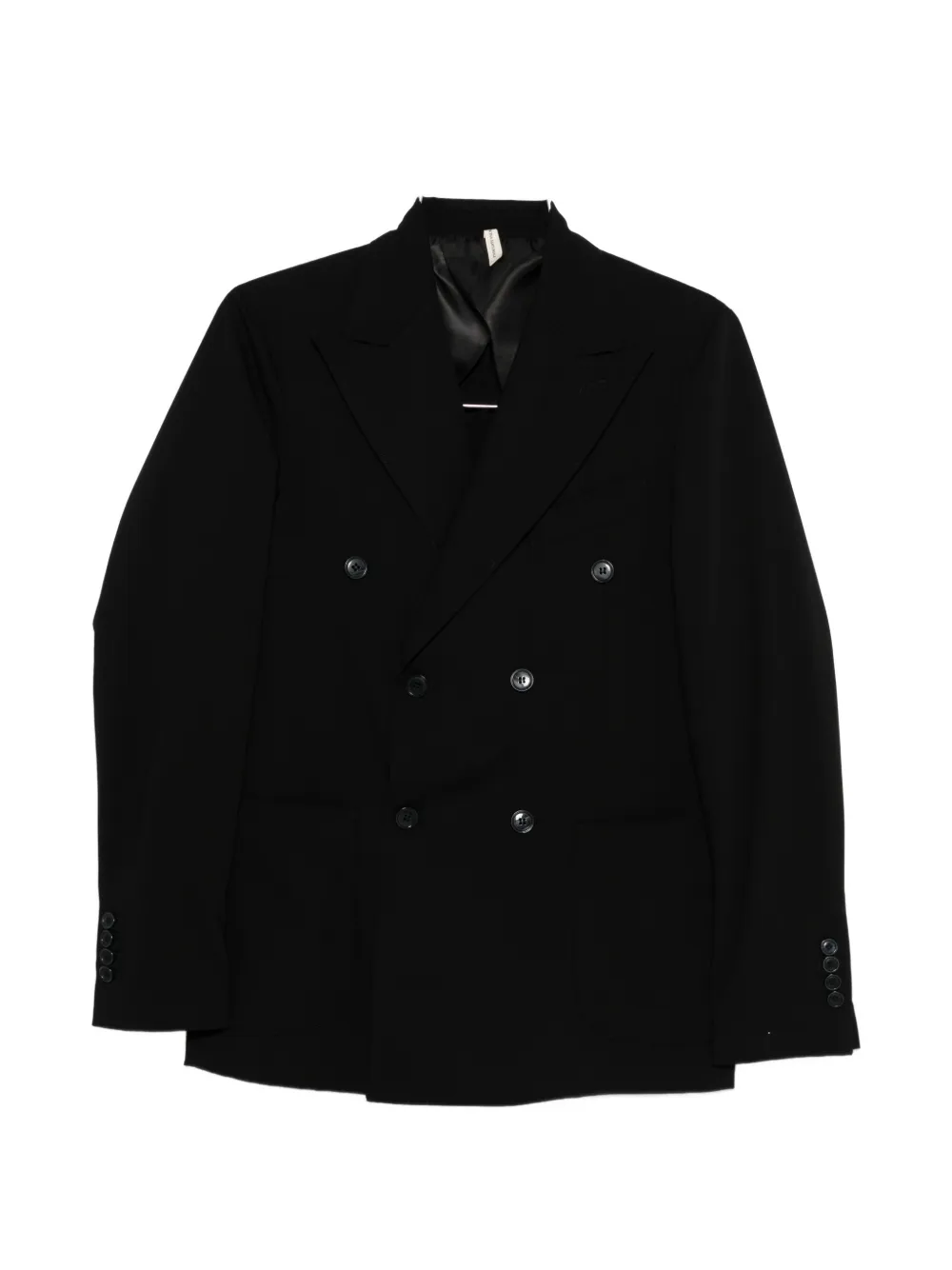 officina sartoriale Miller double-breasted suit - Schwarz