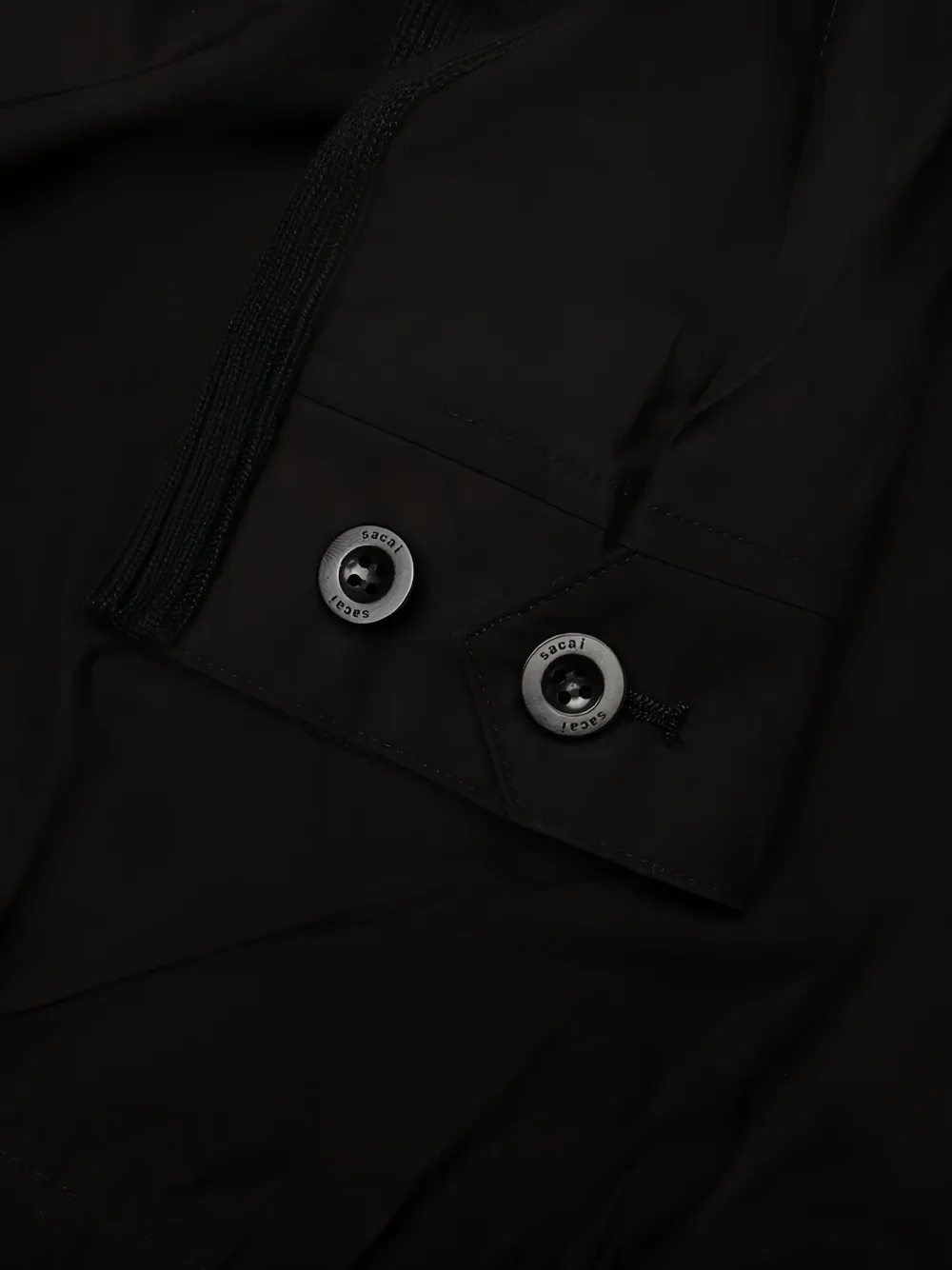 sacai Typewriter trui Zwart