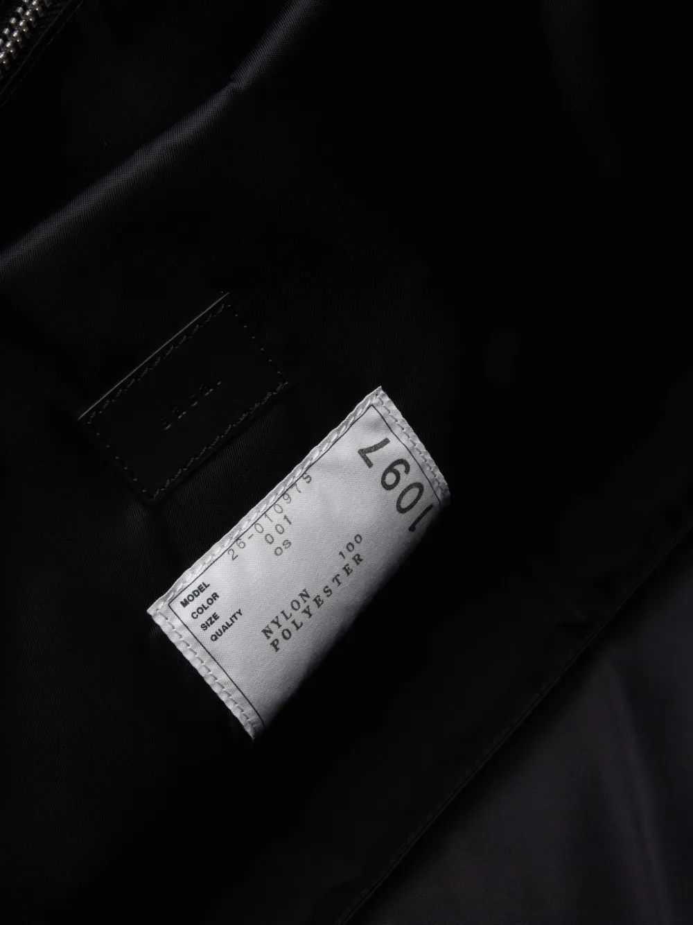 sacai Nylon shopper Zwart