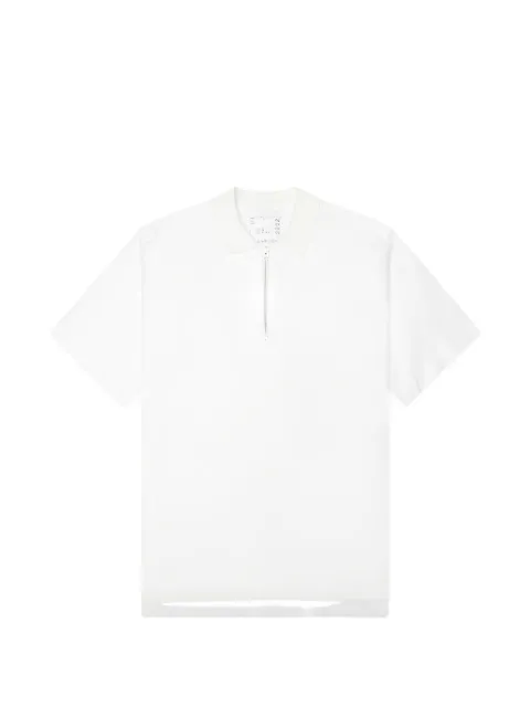 sacai cotton polo shirt