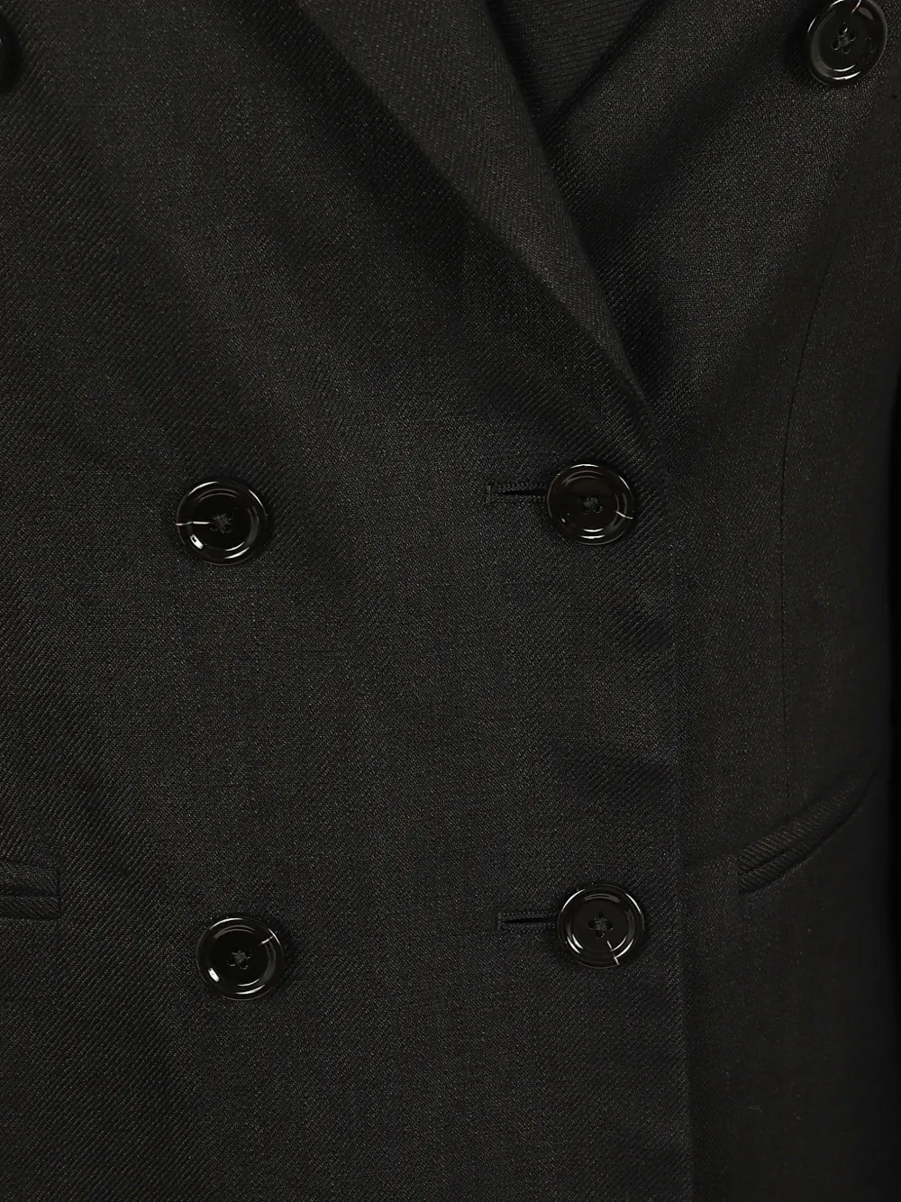  Lardini Blazer Con Doble Botonadura - Negro 