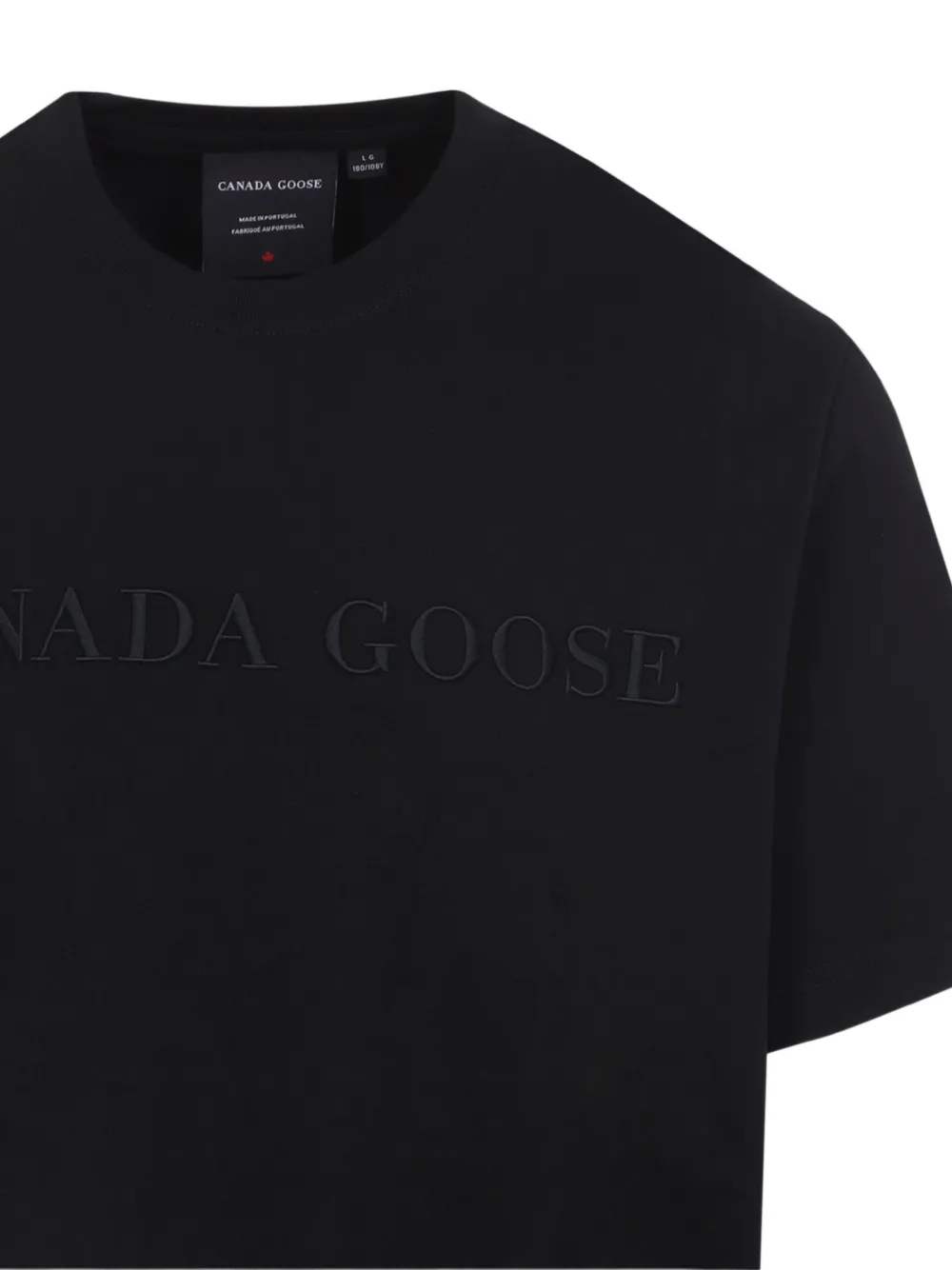 Canada Goose T-shirt met geborduurd logo Zwart
