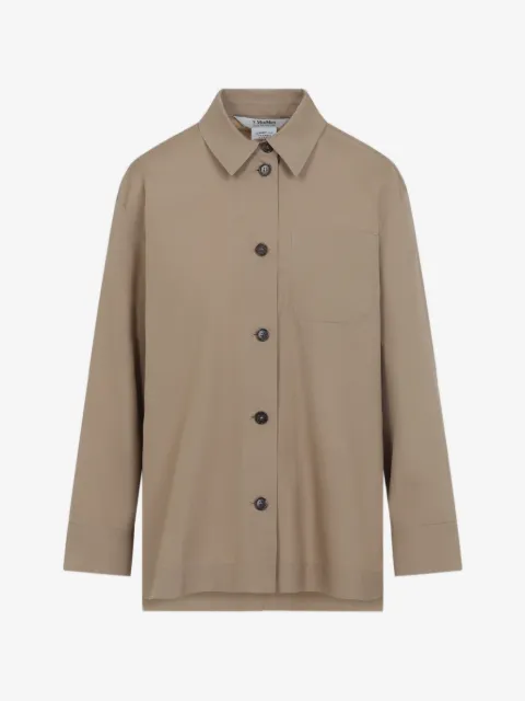 'S Max Mara Marianne asymmetrical-hem cotton shirt