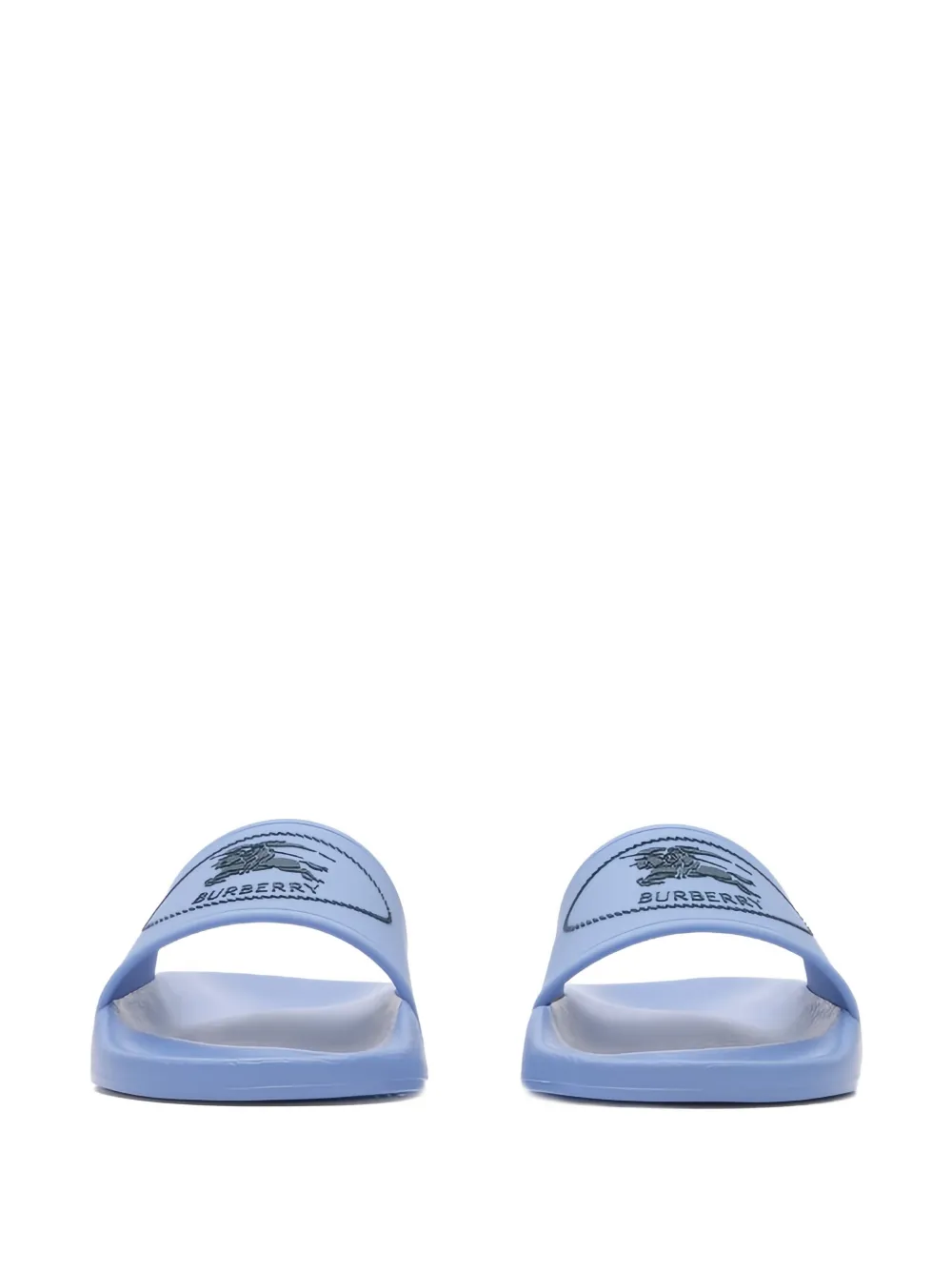 Burberry Kids Knight Stamp slippers Blauw