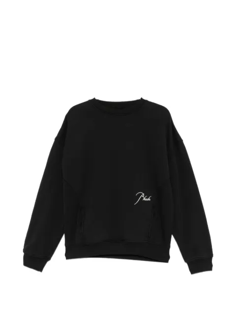 RHUDE logo-embroidered sweater