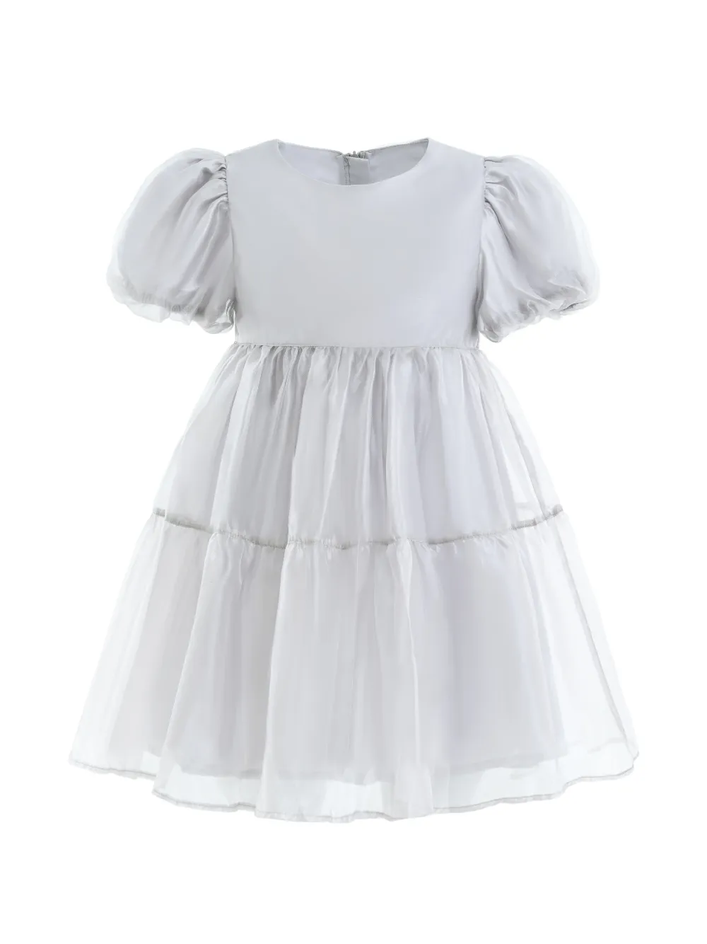 Mimi Tutu Eveline puff-sleeve dress - Bianco