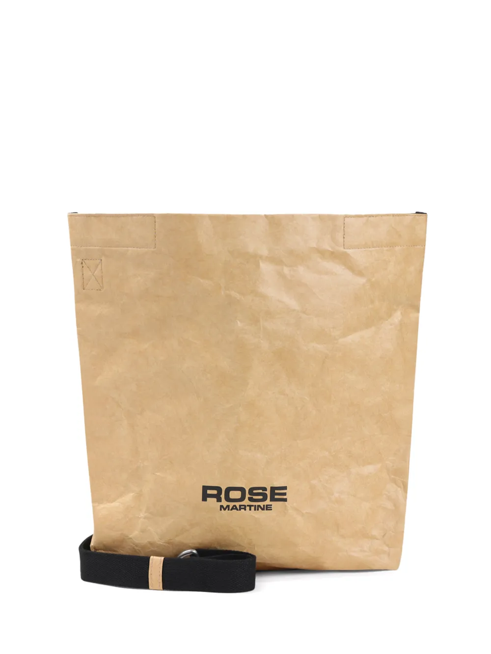 Martine Rose logo-print shoulder bag - Nude