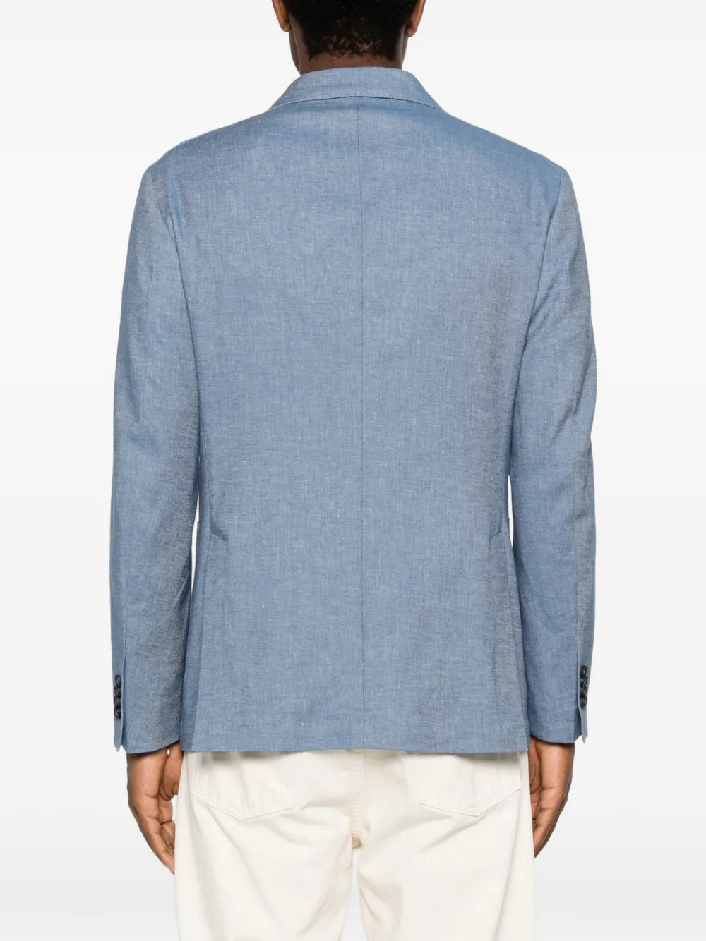 Manuel Ritz Blazer met enkele rij knopen Blauw
