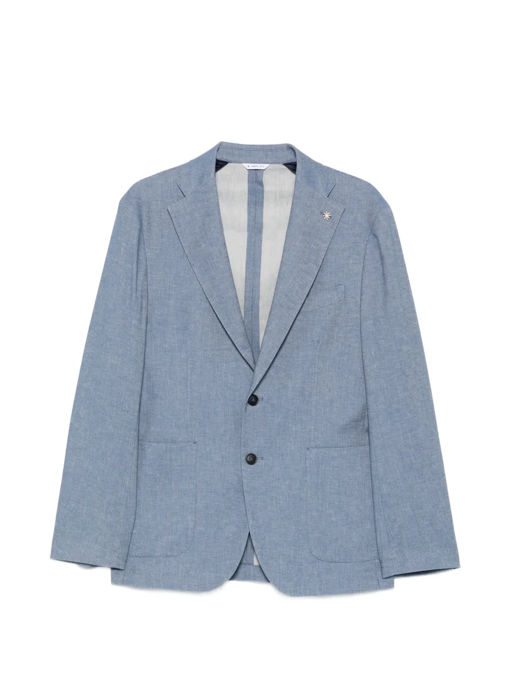 Manuel Ritz single-breated blazer - Blau