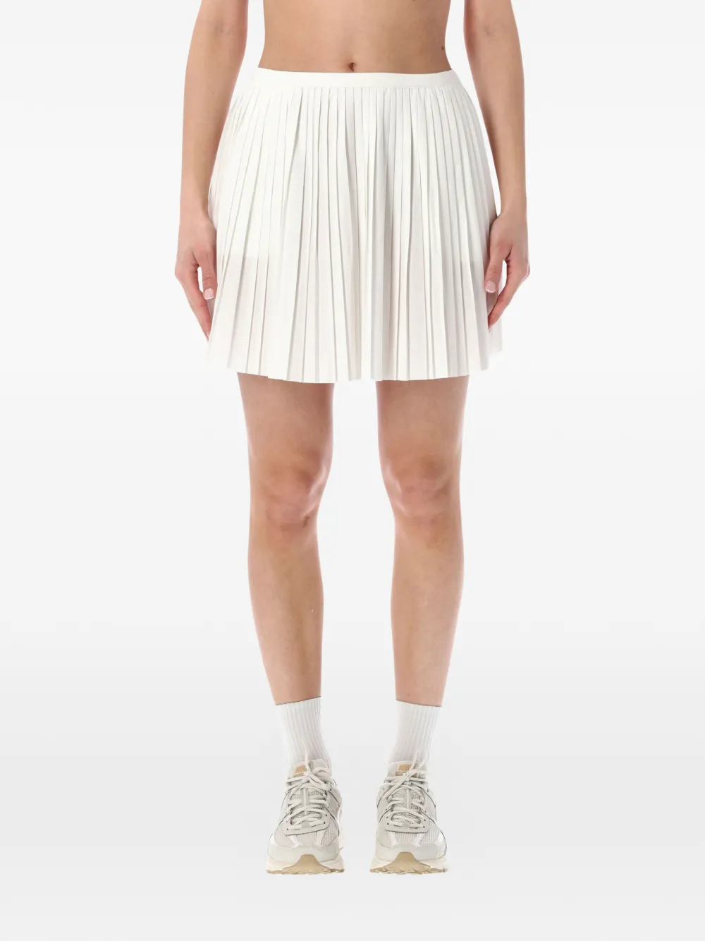Nike pleated mini skirt - Bianco
