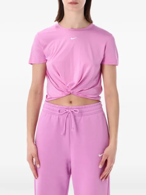 Nike knot cropped T-shirt
