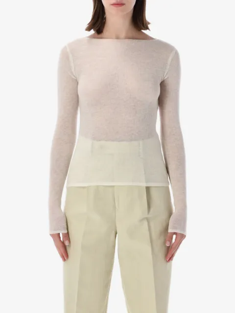 Auralee sheer cashmere sweater