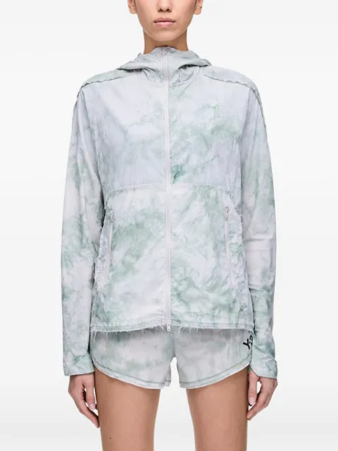 Y-3 AOP tie-dye hooded jacket