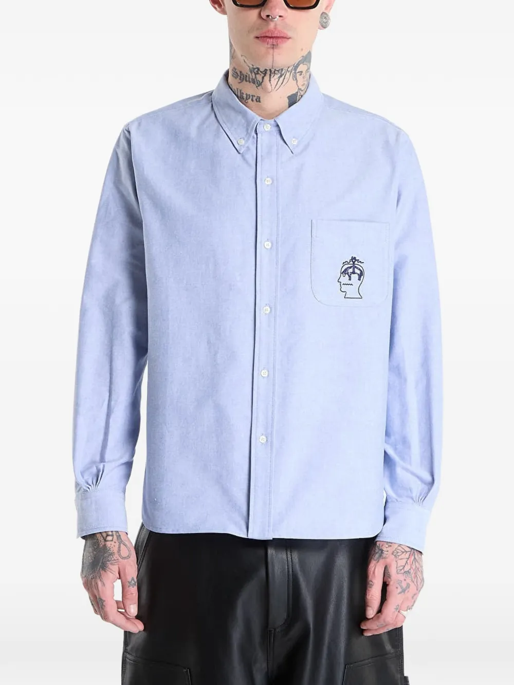 Brain Dead BBC Selvedge shirt - Blu