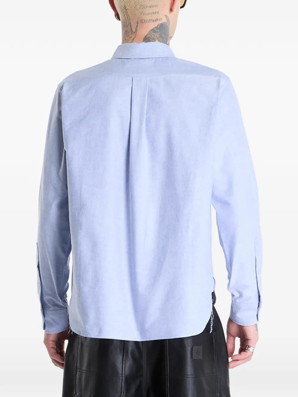  Brain Dead Camisa Bbc Selvedge - Azul 