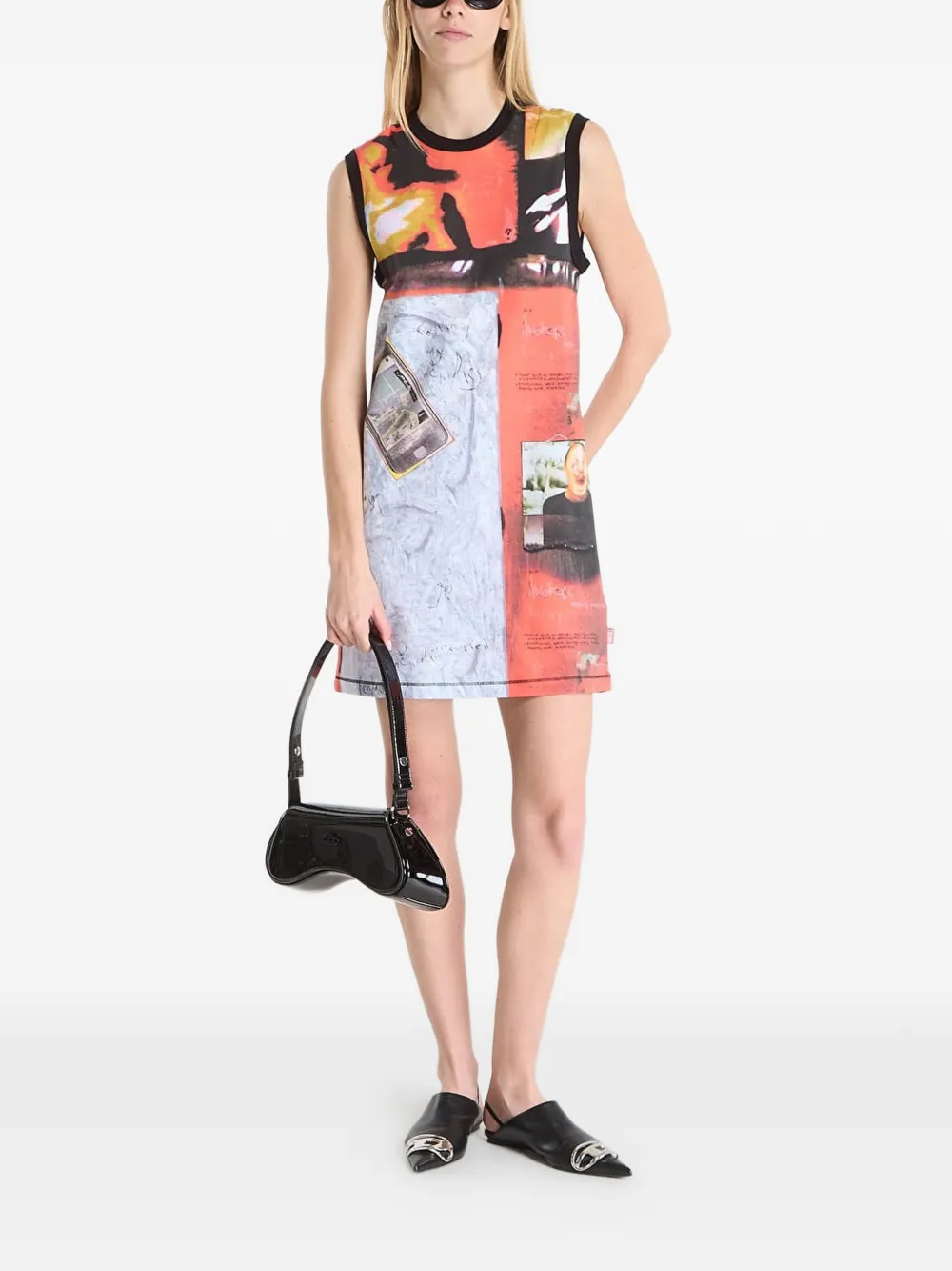 Diesel D-Hessa jurk Rood