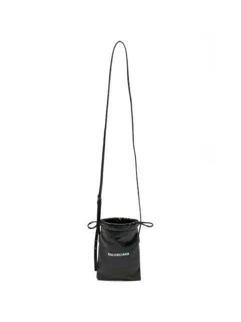 Balenciaga Shopper drawstring phone holder