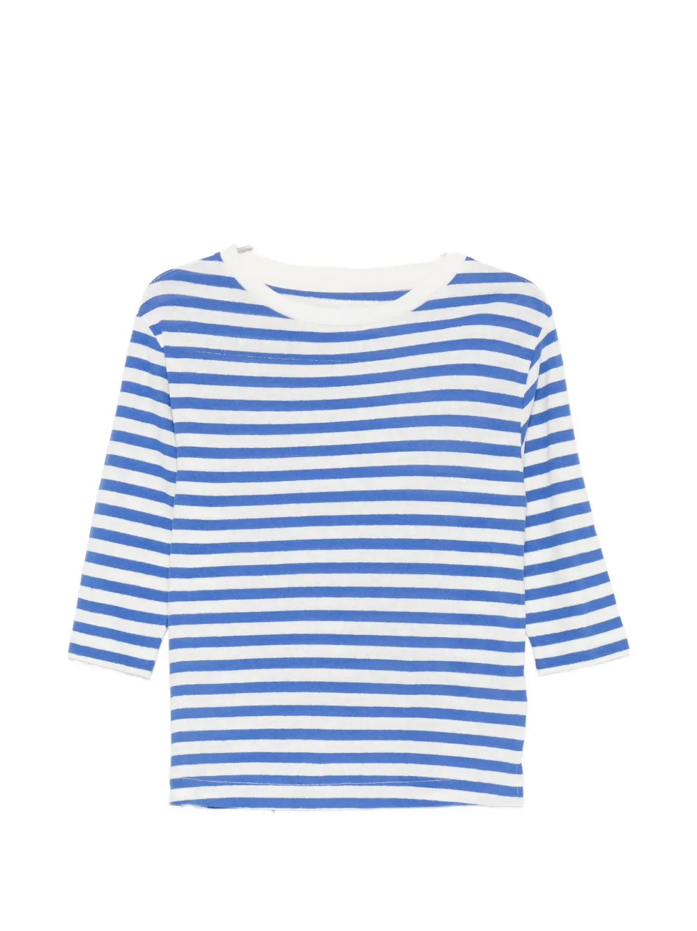 Majestic Filatures striped boat-neck top - Blu