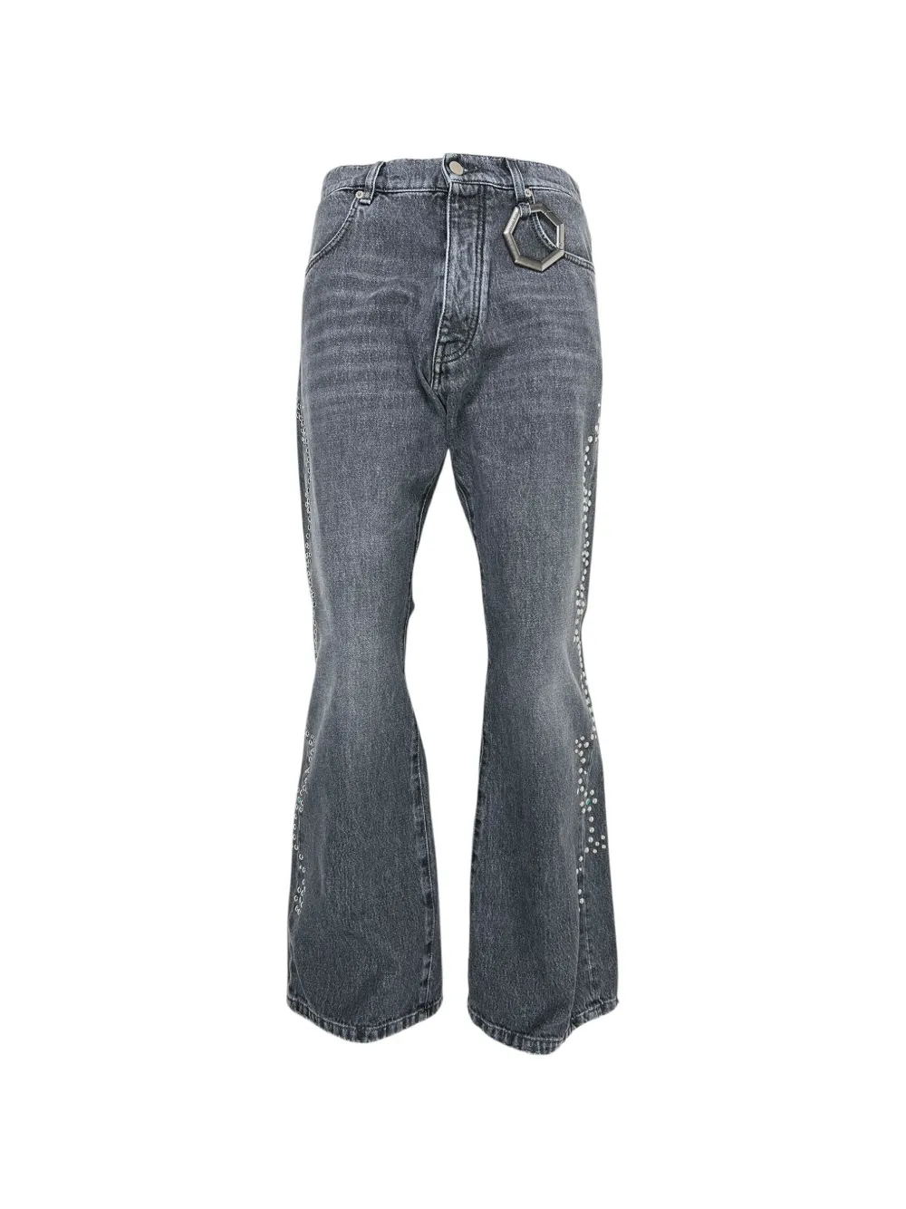 Alchemist studded bell-bottom jeans - Grau