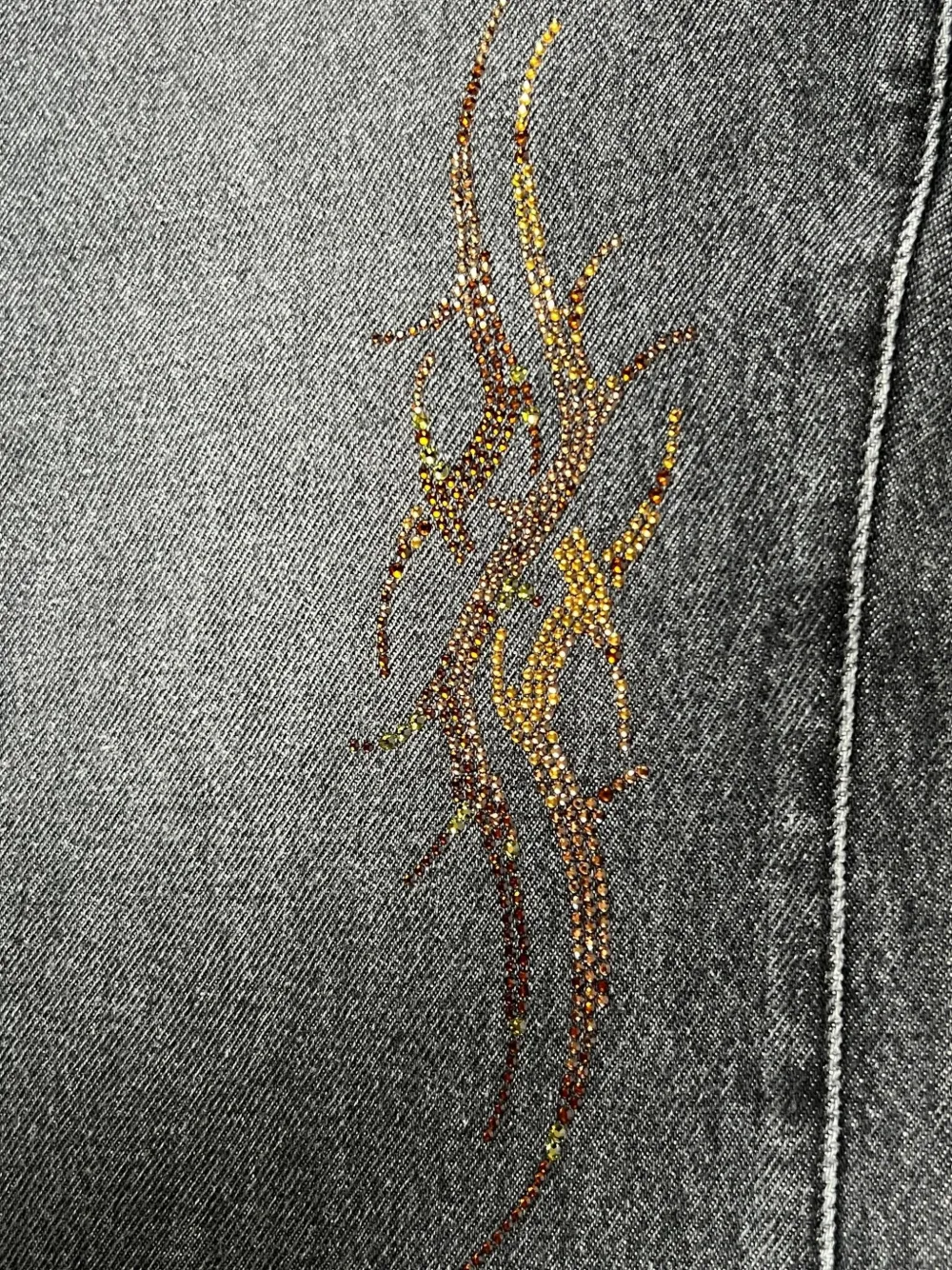 Alchemist Studio crystal-embellished jeans Grijs