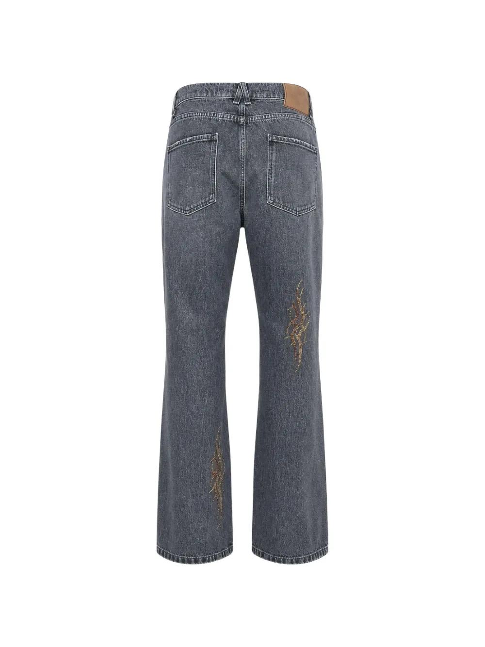 Alchemist Studio crystal-embellished jeans Grijs