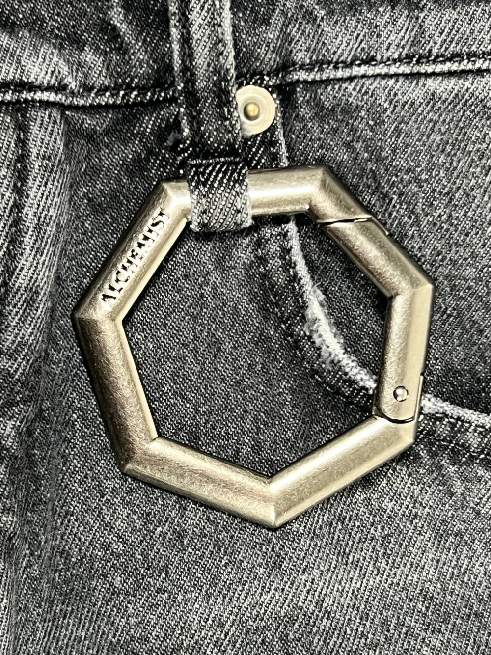 Alchemist Studio crystal-embellished jeans Grijs