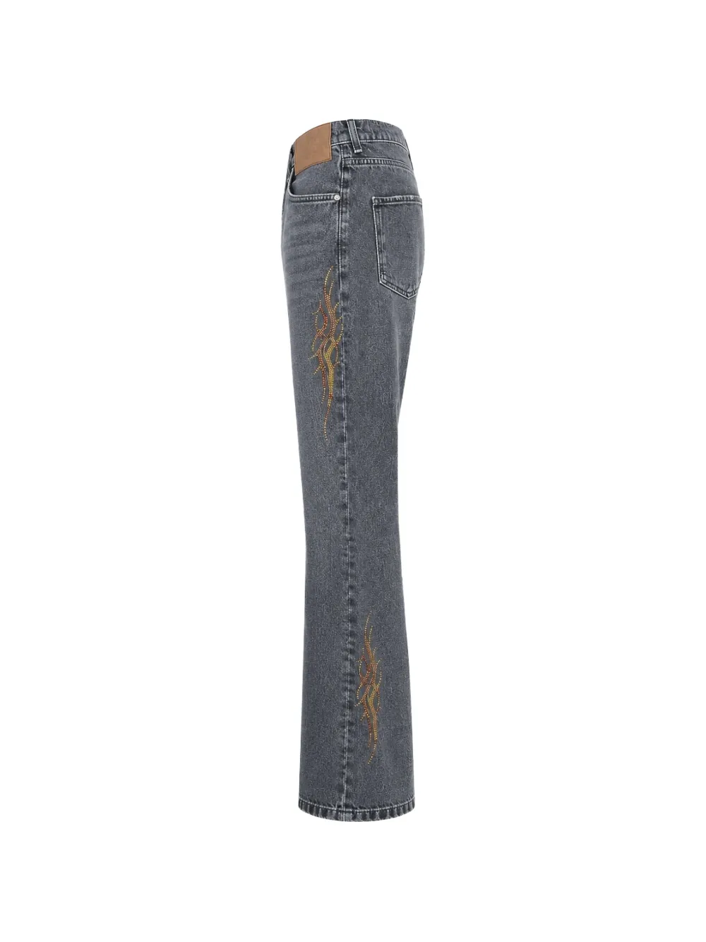 Alchemist Studio crystal-embellished jeans Grijs