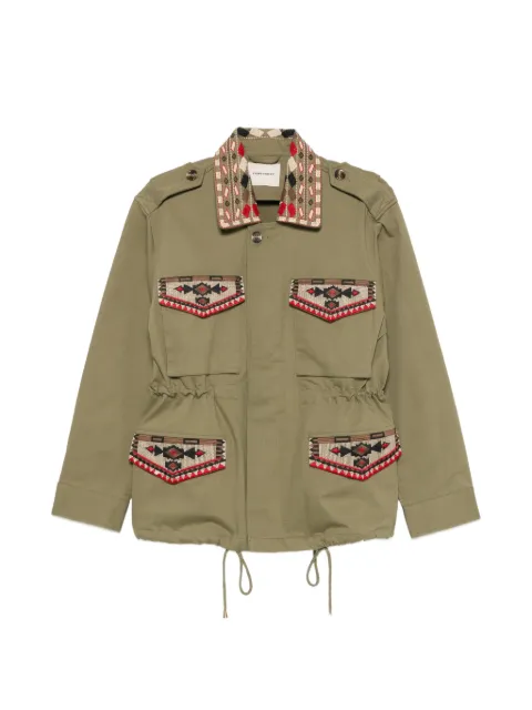 FRONT STREET 8 drawstring-waist jacket