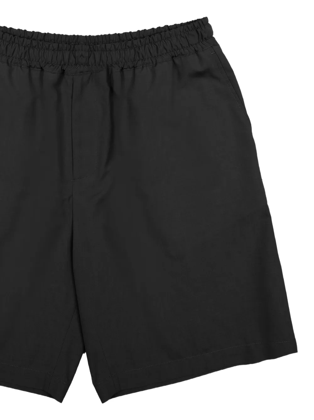 Low Brand Shorts met elastische tailleband Zwart