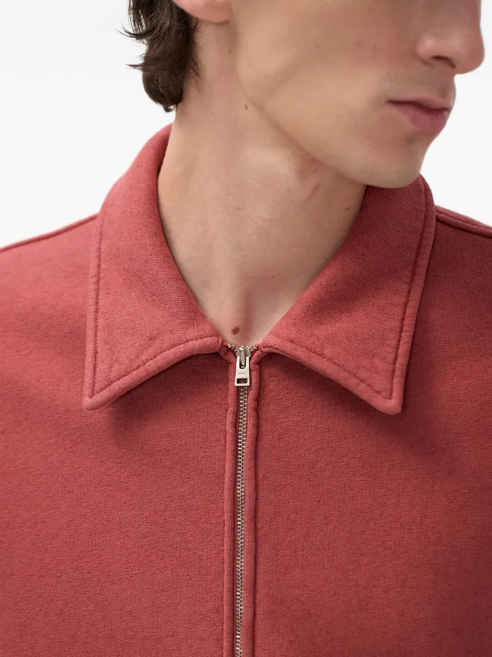 Norse Projects Sweater met ritskraag Rood