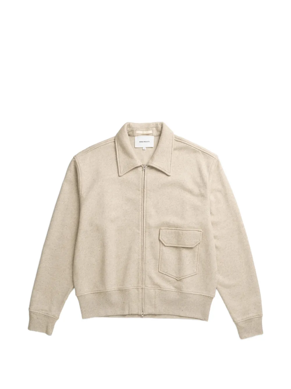 Norse Projects zip-up pocket jacket - Toni neutri