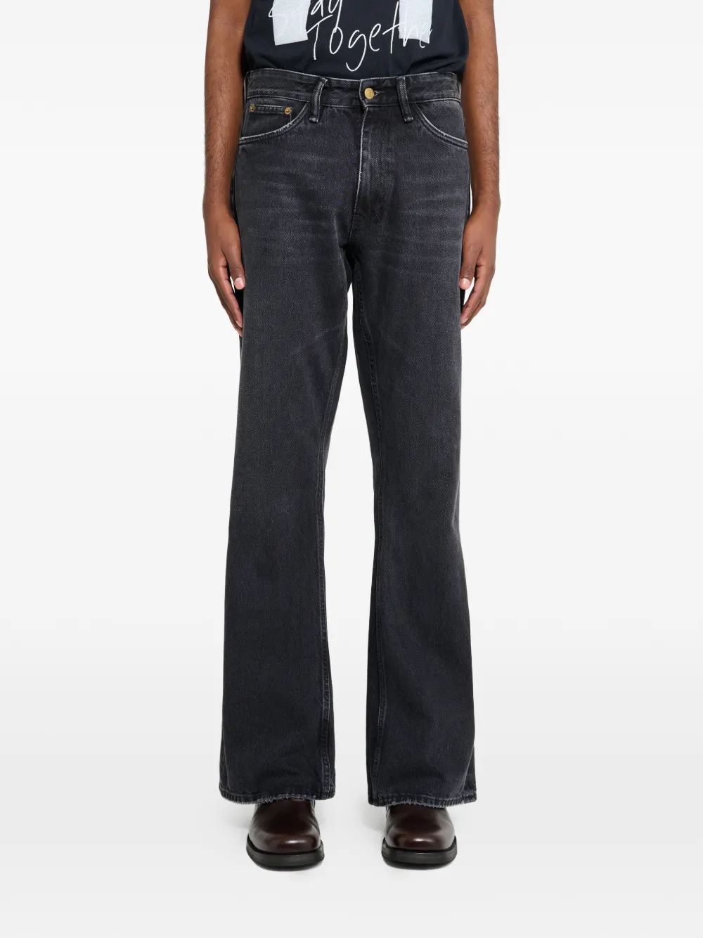 Stockholm Surfboard Club Bootcut jeans Zwart