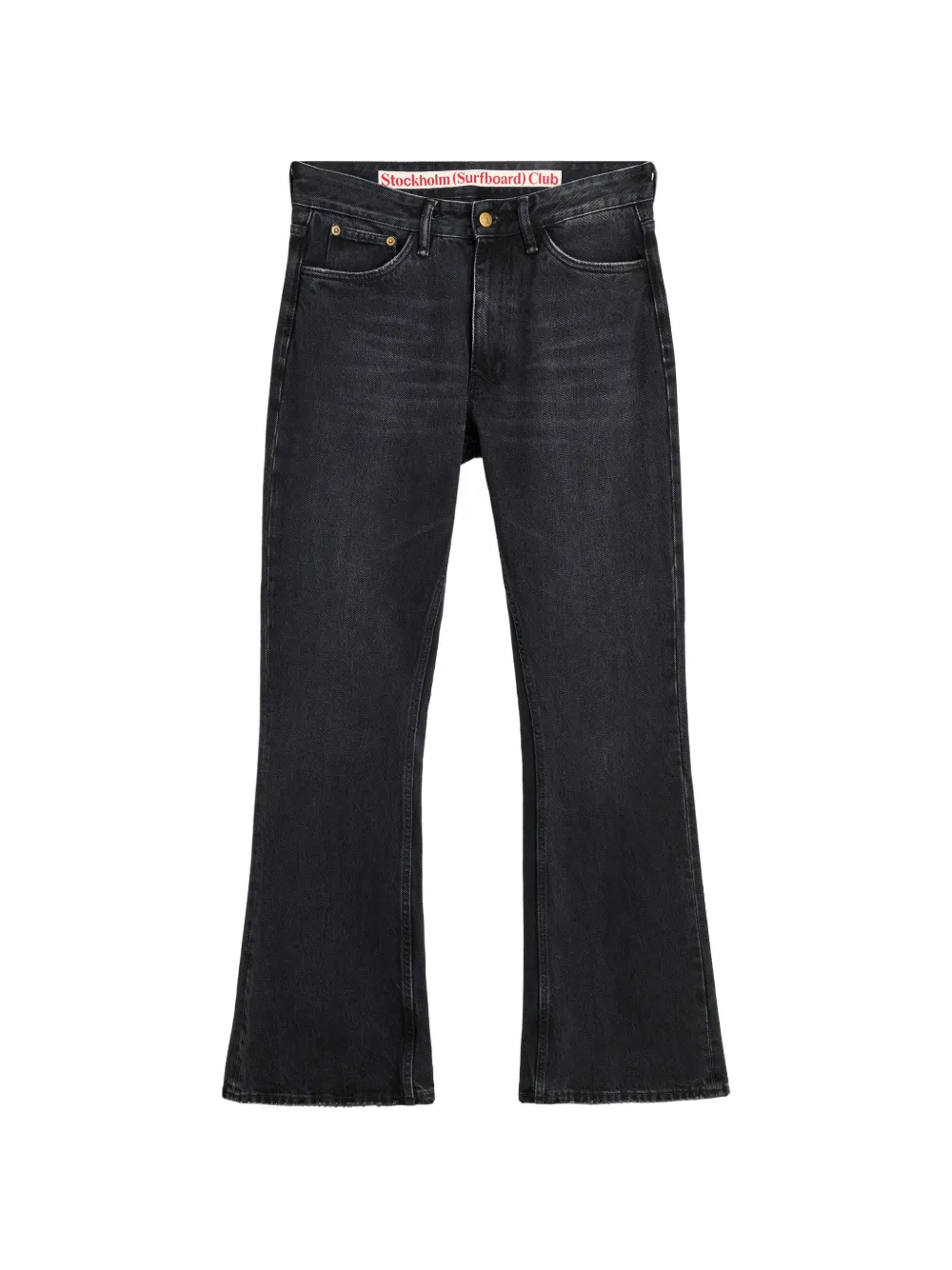 Stockholm Surfboard Club five-pocket bootcut jeans - Nero