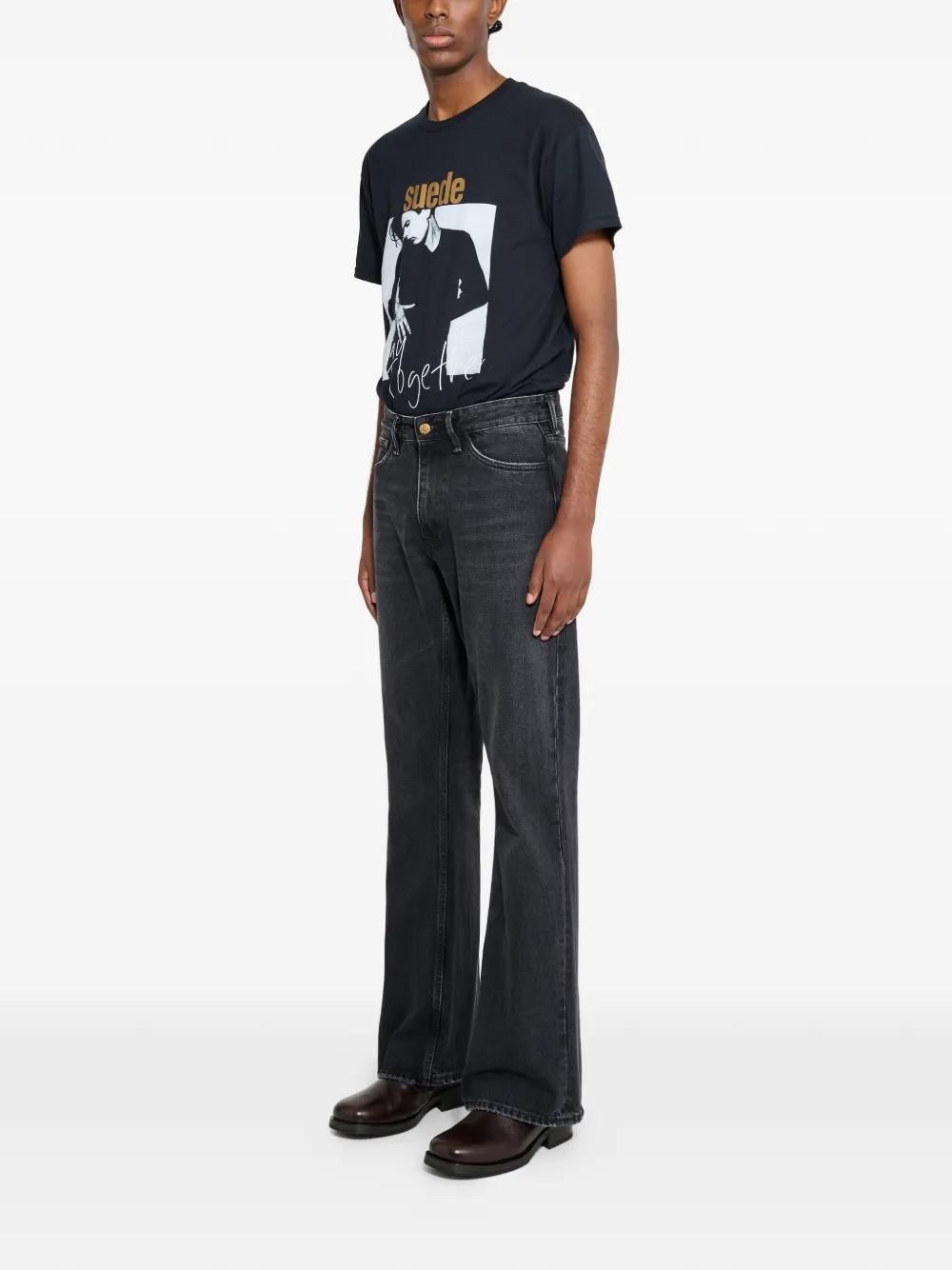 Stockholm Surfboard Club Bootcut jeans Zwart