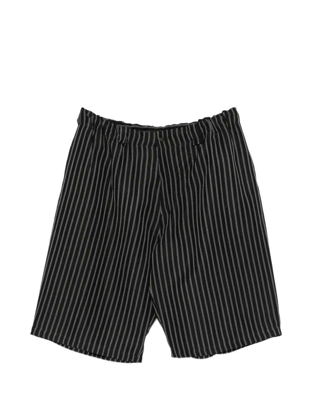 Willy Chavarria striped bermuda shorts - Nero