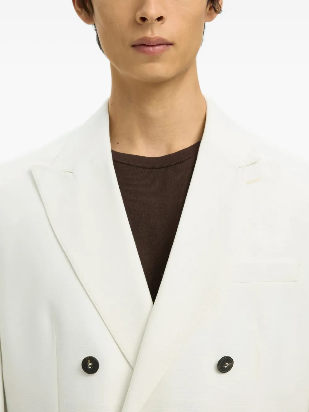 SELECTED Blazer met dubbele rij knopen Beige