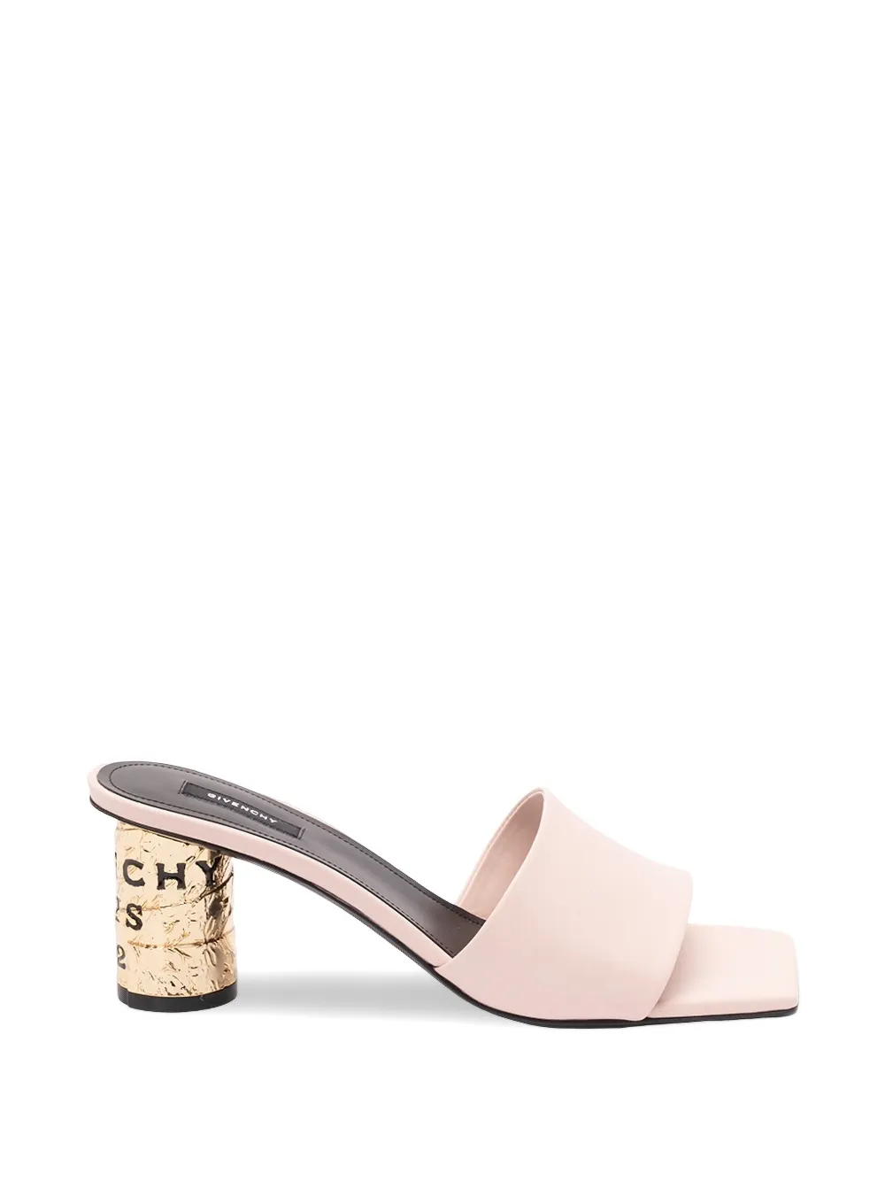 Givenchy Tape Heeled leather sandals Beige