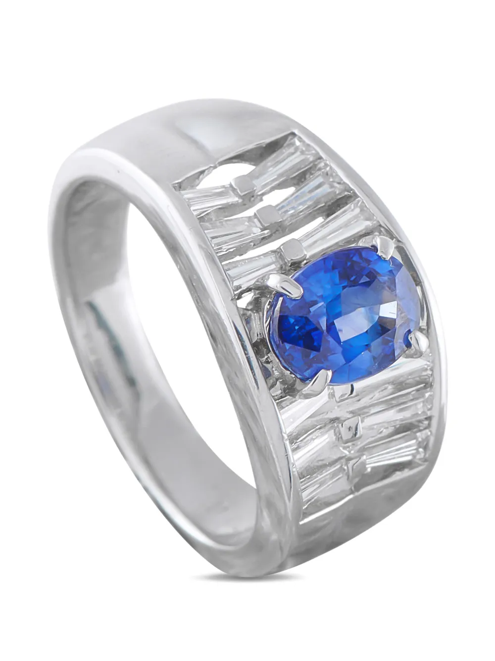 LB Exclusive diamond and sapphire ring - Argento