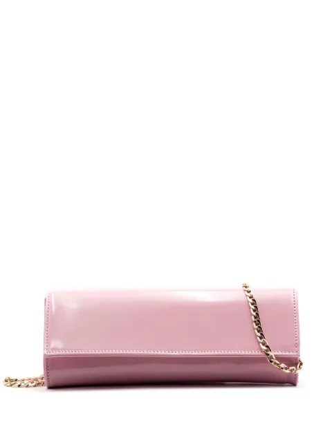 Castagna chain-strap leather clutch bag
