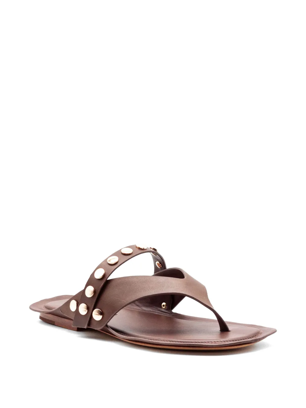 Elena Iachi studded leather sandals Bruin